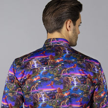 Load image into Gallery viewer, CLAUDIO LUGLI Hakuna Matata Print Shirt (CP6959)