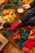 Load image into Gallery viewer, MENS 3 PAIR SOCKSHOP LAZY PANDA CHRISTMAS BAMBOO SOCKS