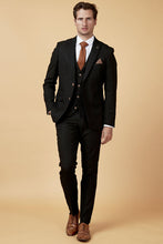Load image into Gallery viewer, Marc Darcy Max 3PC Black Suit