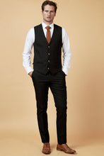 Load image into Gallery viewer, Marc Darcy Max 3PC Black Suit