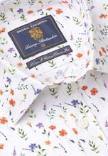 Load image into Gallery viewer, Tailored Fit Wild Flower Print Linen Cotton Shirt (4305ET)