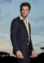 Load image into Gallery viewer, Regular Fit Lemon Print Linen Cotton Short Sleeve Shirt - 4479A