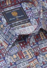 Load image into Gallery viewer, Regular Fit Multicoloured Houses Cotton Shirt