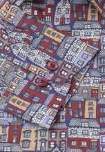 Load image into Gallery viewer, Regular Fit Multicoloured Houses Cotton Shirt