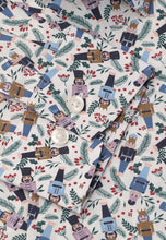 Load image into Gallery viewer, Regular Fit Ecru Nutcracker Print Cotton Shirt (4698A)