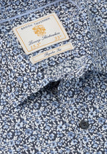 Load image into Gallery viewer, Regular Fit Navy Ditsy Floral Cotton Shirt