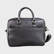 Load image into Gallery viewer, Alder Pebble Grain Leather Techbag (Brown)