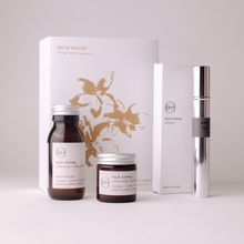 Load image into Gallery viewer, Bath House Shower Set (Fig & Nutmeg)