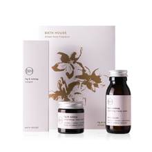 Load image into Gallery viewer, Bath House Shower Set (Fig & Nutmeg)