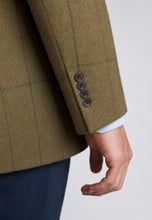 Load image into Gallery viewer, Tailored Fit Bentham Olive Check British Wool Jacket