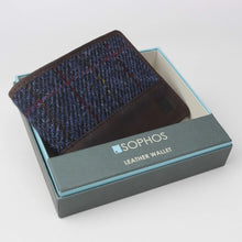 Load image into Gallery viewer, HARRIS TWEED Wallet in Blue
