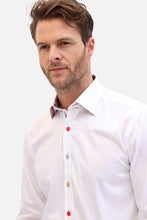 Load image into Gallery viewer, Claudio Lugli White Shirt with Stripe Detail (CP6752)