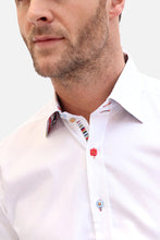 Load image into Gallery viewer, Claudio Lugli White Shirt with Stripe Detail (CP6752)