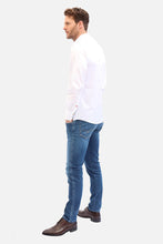 Load image into Gallery viewer, Claudio Lugli White Shirt with Stripe Detail (CP6752)