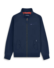 Load image into Gallery viewer, Lambretta Showerproof Navy Harrington Jacket