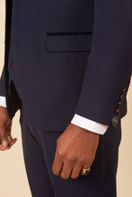 Load image into Gallery viewer, Marc Darcy BROMLEY Navy Check 3pc Suit