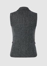 Load image into Gallery viewer, BUCKTROUT Pippa Harris Tweed Waistcoat Grey