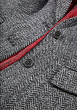 Load image into Gallery viewer, BUCKTROUT Pippa Harris Tweed Waistcoat Grey