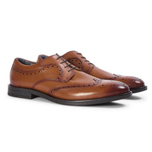 Load image into Gallery viewer, CAMBRIDGE - TAN LEATHER BROGUE SHOE (Copy)