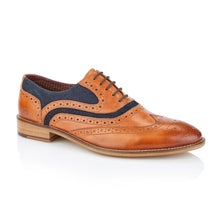 Load image into Gallery viewer, Shelby Oxford Tan / Navy