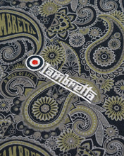 Load image into Gallery viewer, LAMBRETTA Paisley Brand Polo (Navy / Grey)