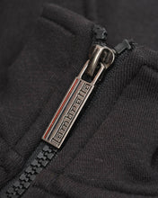 Load image into Gallery viewer, LAMBRETTA Tipped Quarter Zip Sweat Black