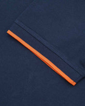 Load image into Gallery viewer, Badge Logo Polo Navy/Orange