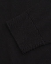 Load image into Gallery viewer, LAMBRETTA L/S Tipped Knitted Polo Black