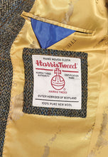 Load image into Gallery viewer, Tailored Fit Sumburgh Green and Blue Check Harris Tweed® Jacket