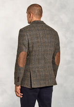 Load image into Gallery viewer, Tailored Fit Sumburgh Green and Blue Check Harris Tweed® Jacket