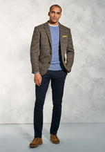 Load image into Gallery viewer, Tailored Fit Sumburgh Green and Blue Check Harris Tweed® Jacket
