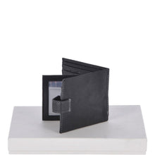 Load image into Gallery viewer, Crumble 8 Card, ID & Coins Bill Fold Tab Wallet Black/crum : 1411 C