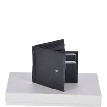 Load image into Gallery viewer, Crumble 8 Card, ID & Coins Bill Fold Tab Wallet Black/crum : 1411 C