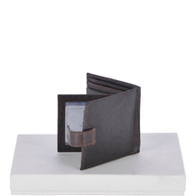Load image into Gallery viewer, Crumble 8 Card, ID & Coins Bill Fold Tab Wallet Brown/crum : 1411 C