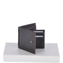 Load image into Gallery viewer, Crumble 8 Card, ID & Coins Bill Fold Tab Wallet Brown/crum : 1411 C