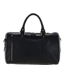 Load image into Gallery viewer, Ashwood Leather Medium Holdall in Black T-76