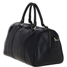 Load image into Gallery viewer, Ashwood Leather Medium Holdall in Black T-76