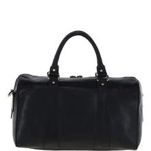 Load image into Gallery viewer, Ashwood Leather Medium Holdall in Black T-76