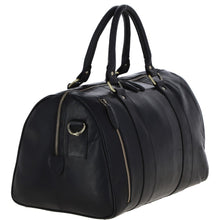 Load image into Gallery viewer, Ashwood Leather Medium Holdall in Black T-76