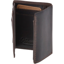 Load image into Gallery viewer, Leather Oily Hunter Bill Fold Card And Identification Wallet Brown : 1885