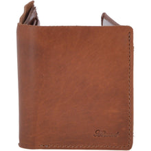 Load image into Gallery viewer, Copy of Leather Oily Hunter Bill Fold Card And Identification Wallet Chestnut : 1885