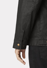 Load image into Gallery viewer, Brett Black Cotton Twill Carbon Finish Jacket