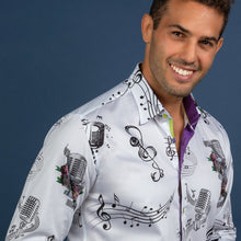 Load image into Gallery viewer, Claudio Lugli Lead Singer Printed Shirt (CP6961)