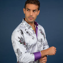 Load image into Gallery viewer, Claudio Lugli Lead Singer Printed Shirt (CP6961)