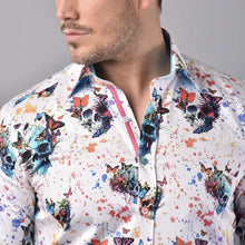 Load image into Gallery viewer, Claudio Lugli Vivid Chaos Skull Shirt (CP6890)