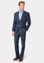 Load image into Gallery viewer, Tailored Fit Clifford Navy Donegal Wool Suit - Waistcoat Optional