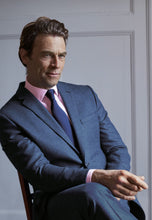 Load image into Gallery viewer, Tailored Fit Clifford Navy Donegal Wool Suit - Waistcoat Optional