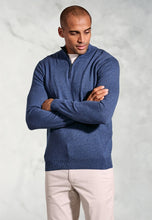 Load image into Gallery viewer, Copenhagen Cotton Merino Zip Neck Jumper