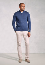 Load image into Gallery viewer, Copenhagen Cotton Merino Zip Neck Jumper