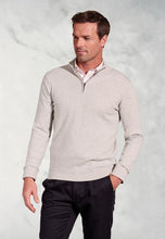 Load image into Gallery viewer, Copenhagen Cotton Merino Zip Neck Jumper